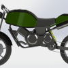طراحی و مدلسازی موتور سیکلت با سالیدورک