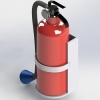 طراحی و مدلسازی کپسول آتش نشانی با سالیدورک