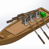 طراحی و مدلسازی قایق مکانیکی با سالیدورک