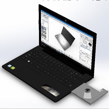 طراحی و مدلسازی لپ تاپ با سالیدورک