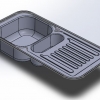 طراحی و مدلسازی سینک ظرفشویی با سالیدورک