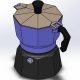طراحی و مدلسازی قهوه جوش با سالیدورک