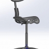 طراحی و مدلسازی صندلی مدرن با سالیدورک