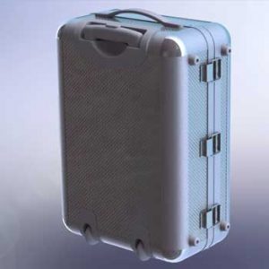 طراحی و مدلسازی چمدان با سالیدورک