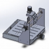 طراحی و مدلسازی CNC رومیزی (Mini Desktop CNC) با سالیدورک