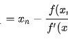 حل معادله به روش نیوتن رافسون در متلب