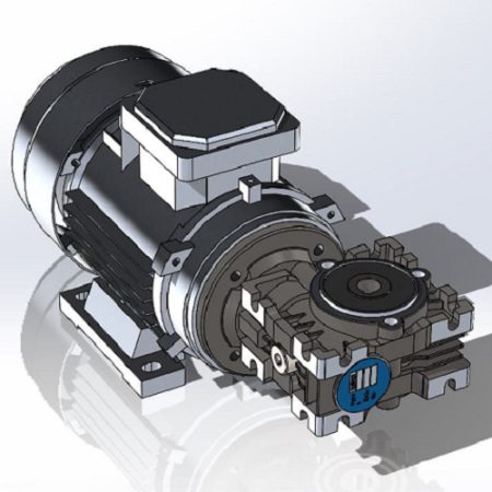 طراحی و مدلسازی موتور سه فاز به همراه گیربکس با سالیدورک