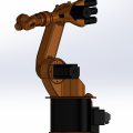 طراحی و مدلسازی ربات صنعتی کوکا با سالیدورک
